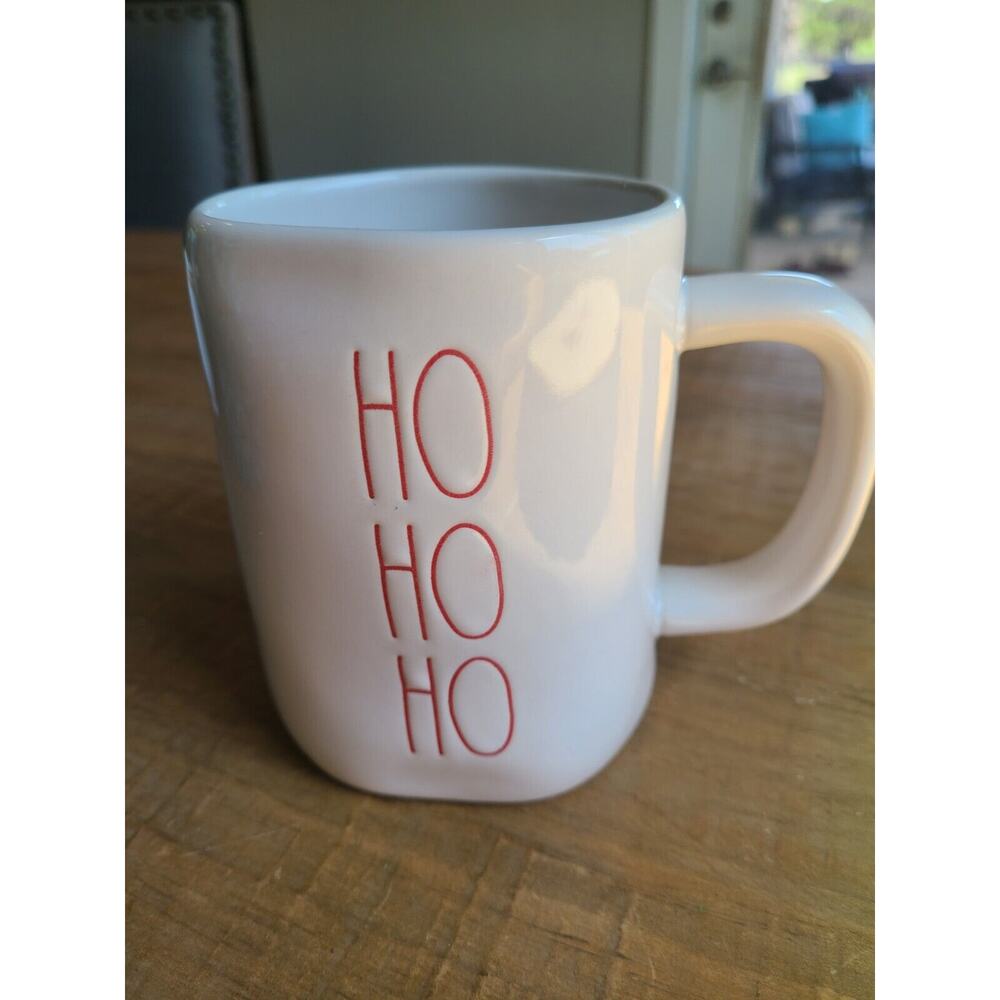 Rae Dunn Christmas HO HO HO Artisan Collection by Magenta‎ Mug Holiday Large